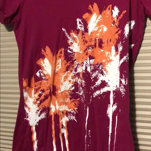 NWOT Eddie Bauer Palm Tree Graphic Tee - Picture 4 of 5